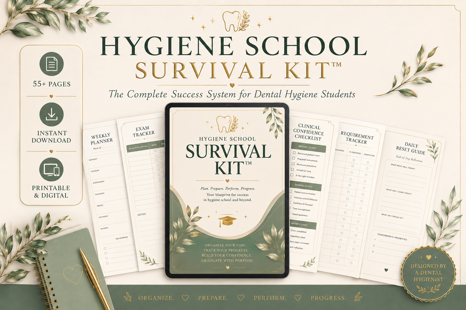 Hygiene School Survival Kit™

The Complete Success System for Dental Hygiene Students