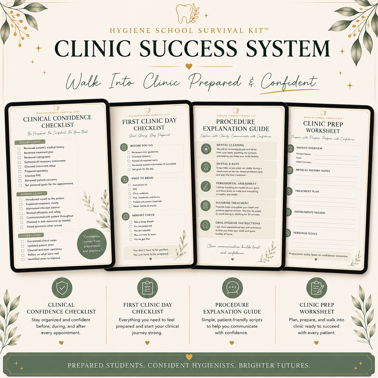 Hygiene School Survival Kit™

The Complete Success System for Dental Hygiene Students