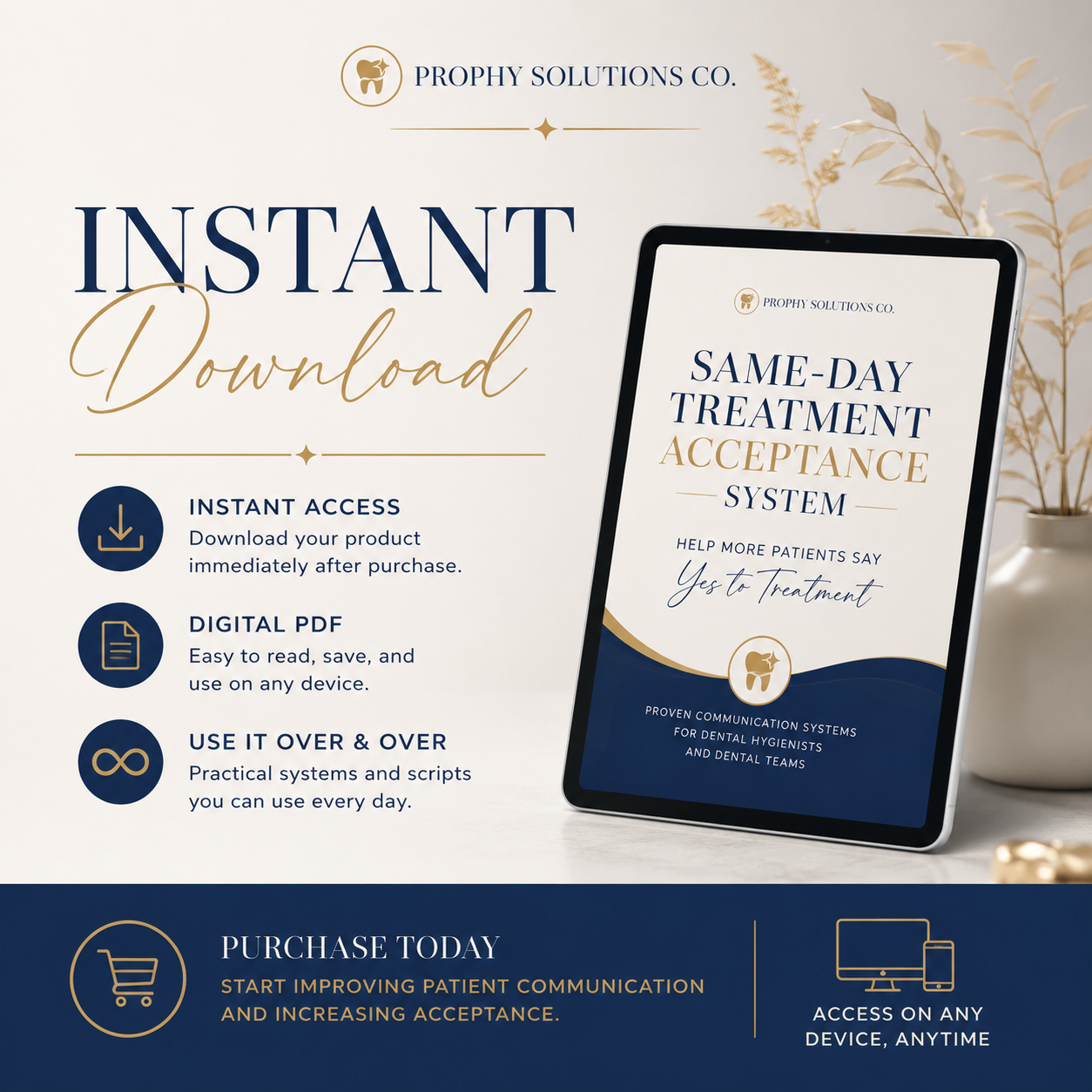 Same-Day Treatment Acceptance System